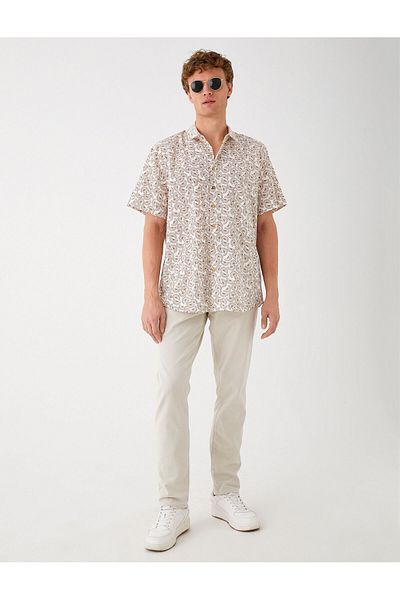 Koton Basic-Chinohose aus Baumwolle