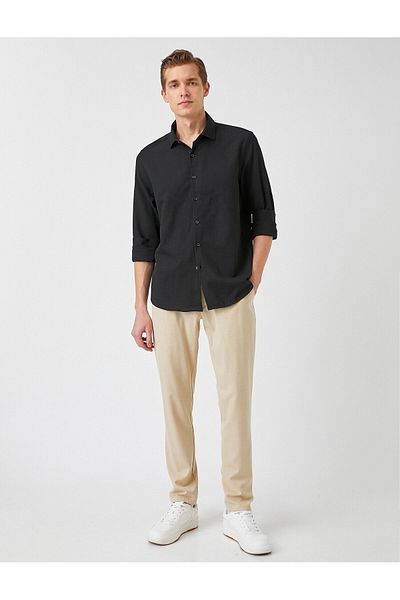 Koton Sports Shirt Slim Fit Non Iron