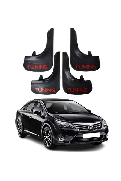 SONİKON LİNE Toyota Avensis Compatible Tuning Written 4-Piece Dust Cover Mudguard Mudguard Modified