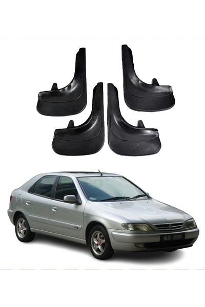 SONİKON LİNE Citroen Xsara Compatible 4-Piece Dust Cover Mudguard Mud Flap Modified