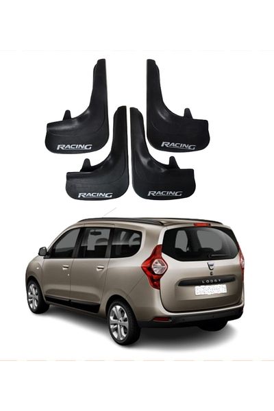 SONİKON LİNE Dacia Lodgy All Cases Compatible with Racing Written 4'Lü Dust Cover Mudguard Mudflap Modified