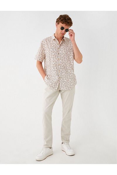Koton Basic-Chinohose aus Baumwolle