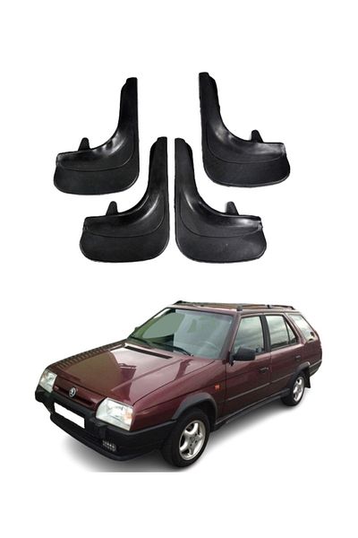 SONİKON LİNE Skoda Forman Compatible 4-Piece Dust Cover Mudguard Mudflap Modified