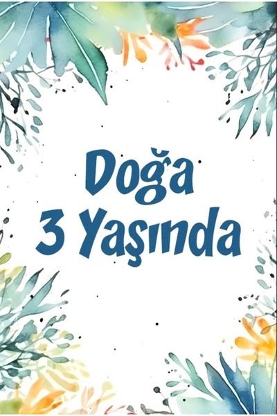 Reysa Tasarım لافتة عيد ميلاد - زهور تحت عنوان، - 8 نماذج، 35x50 سم