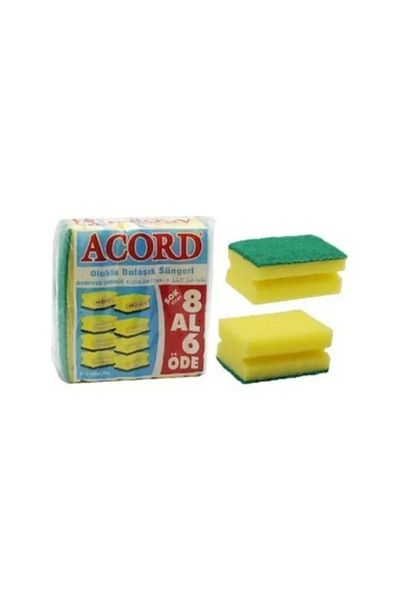 Acord Dish Sponge 8 pcs