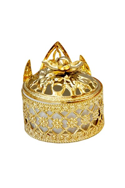 COOYA Incense Burner Holder, Central and Eastern European Style, Metal, 7.7x7.2cm, Suitable for Home Use