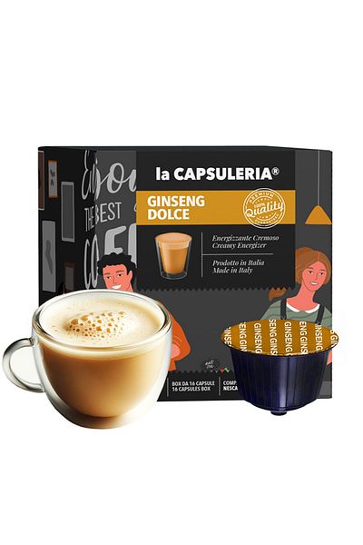 La Capsuleria Ginseng dulce, 16 capsule compatibile Dolce Gusto, La Capsuleria
