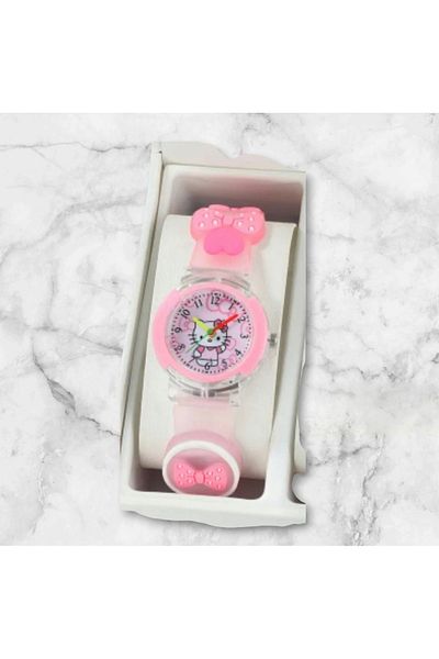 BBS Cord Lighted Sanrio Cinnamoroll Kuromi My Melody Hello Kitty Cinnamon Roll Wristwatch (Kitty)
