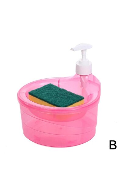 Choice موزع صابون أحمر، موزع سائل غسيل الأطباق الإبداعي للمطبخ، موزع صابون أط...