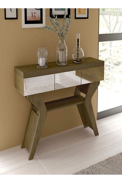 ARTLY Modern Entryway Console Table for Living Room and Home 120*80*33