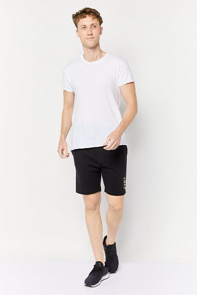 PAUL FRANK Men Brand Logo Basic Shorts, Black