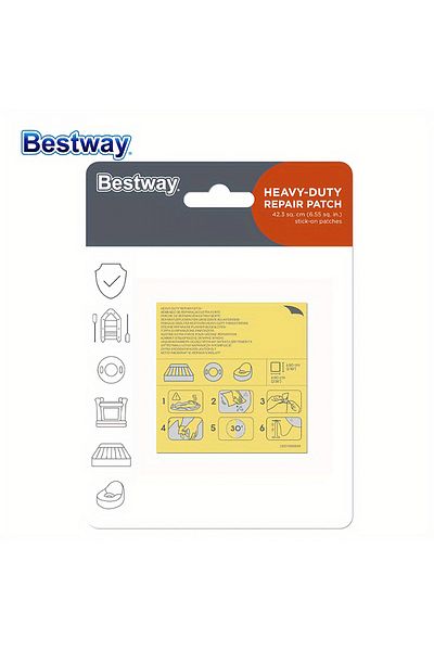 Choice مجموعة إصلاح لاصقة تحت الماء من Bestway 62068، مكونة من 10 قطع، مجموعة إصلاح رقعة حمام السباحة، رقعة حمام السباحة