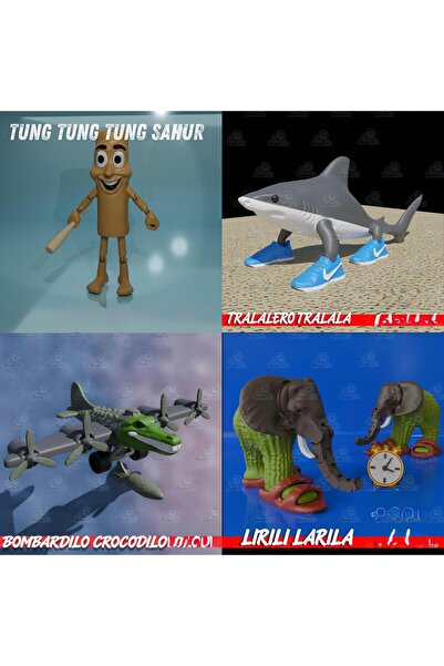 Goplast Premium تونغ تونغ تونغ سحر تمساح باروديل ترالالا ترالاليلو (مجموعة أل...