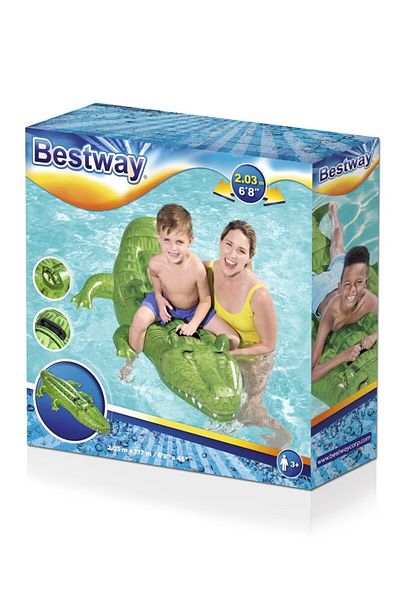 BESTWAY Inflatable Crocodile Boat 203X117CM 26-41011