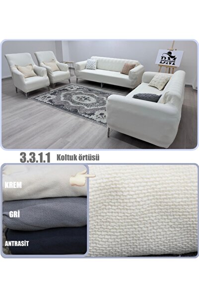 BONJOUR MADAME Koltuk Örtüsü 3.3.1.1 Koltuk Kılıfı Jakarli Likrali Kumaş. Ev ...
