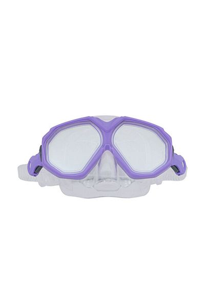 SPEEDO Au Dual Lenses Mask with Snrkl Purp Unisex Swimming Goggles Sol25002C-Swdg Purple