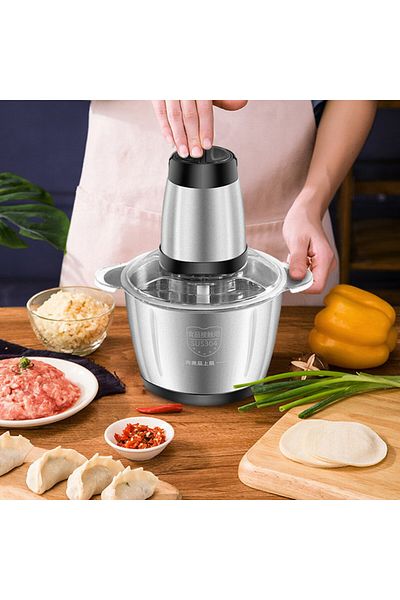 COOYA 3L Electric Meat Grinder With 2 Variable Speeds and Stainless Steel, Sturdy, 200w, for Kitchen