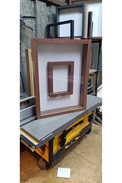 Home Derinlikli çiçek saklama kutusu Kuru Gül Ahşap çiçek Çerçevesi 40 X 30 C...