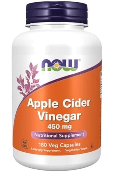 Now Foods Now Foods Apple Cider Vinegar, 450 mg, 180 Capsules, Amino Acid