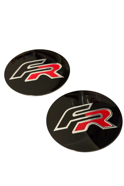 İKTUNING Seat Fr Logolu Alüminyum 56 Mm 4 Adet Jant Göbek Stıcker