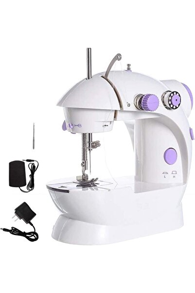 Yelajoy Mini Sewing Machine,Adjustable 2-Speed 2-Thread Sewing Machine,with Foot Pedal,for DIY Crafts