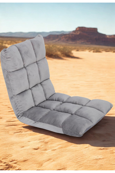 smart home كرسي أرضي قابل للطي فخم مبطن ومريح وناعم الملمس مع حقيبة أنيقة ، م...