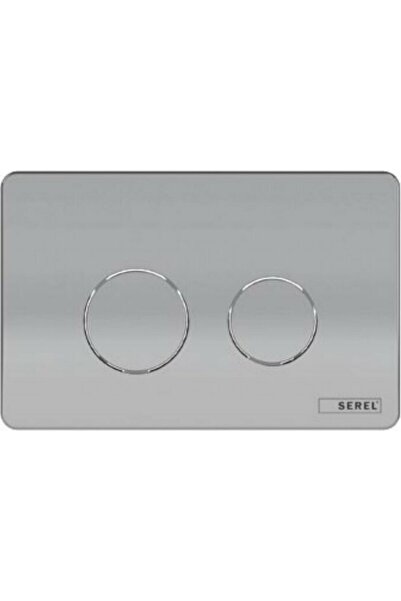Serel Mat Krom Gömme Rezervuar Kumanda Paneli - P570180