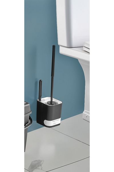 ASlife Home Σετ βούρτσας τουαλέτας Mini Brush με κρεμαστό δοχείο λυμάτων