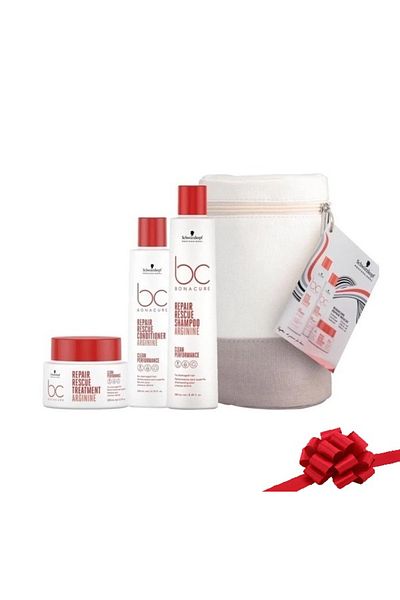 Schwarzkopf Set Cadou - Schwarzkopf BC Bonacure Repair Rescue Arginine - Sampon & Balsam & Tratament