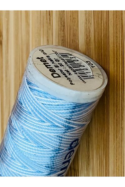 DEMET Brazilia și ață de broderie Punch (PANÇ). 20 g. Culoare nr: 103 Albastru.