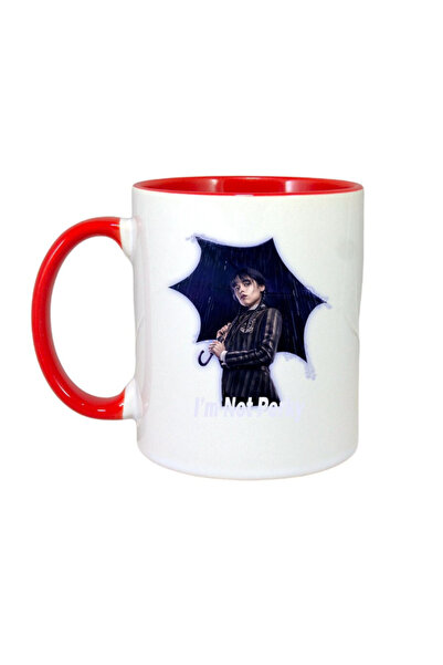 OEM Εξατομικευμένη κούπα Τετάρτης με κόκκινη λαβή, INOVATIX®. 330ml