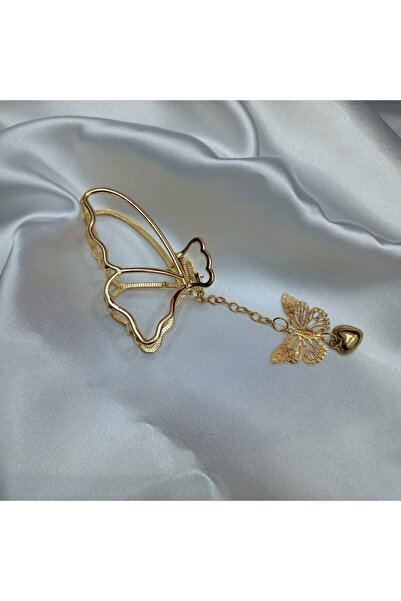 MY WORLD LİFE نموذج الفراشة على شكل قلب وفراشة متأرجحة بإبزيم معدني