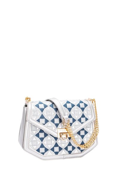 David Jones Жіноча сумка через плече сріблястого кольору