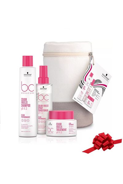 Schwarzkopf Set Cadou - Schwarzkopf BC Bonacure pH 4.5 Color Freeze - Sampon & Balsam & Tratament