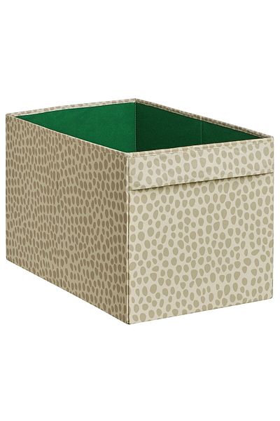 IKEA Quality Multi-Purpose Organizing Box 55X33X33 cm Ikea Storage Box Polyester Beige Organizer