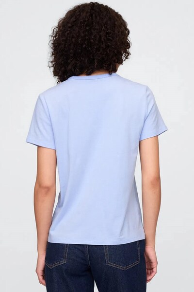 GAP Γυναικείο μπλουζάκι V-SS Fav Crew Solid