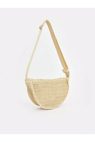 LC Waikiki LCW ACCESSORIES Women's Straw Shoulder Bag