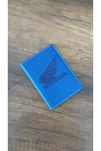 EFE DERİ Efe Leather Honda Motors Leather Stitched Auto License Case License ...