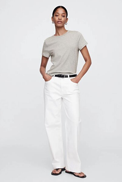 GAP Γυναικείο μπλουζάκι V-SS Fav Crew Solid