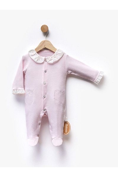 Flexi Baby Girl Lace Collar Jumpsuit Salopette