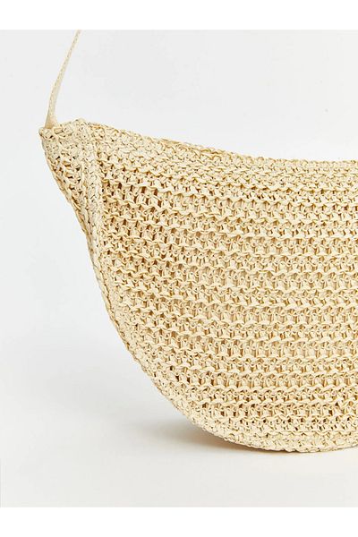 LC Waikiki LCW ACCESSORIES Women's Straw Shoulder Bag