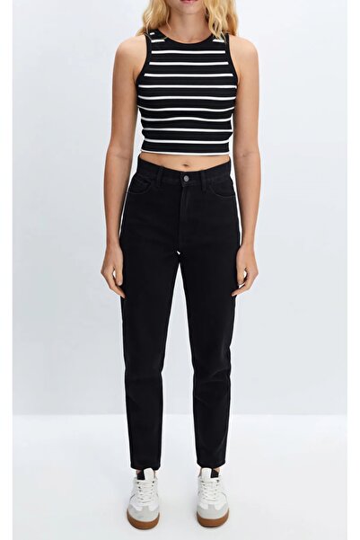 Noa Noa Смугаста футболка з велосипедним коміром, облягаючий крій, на бретельках