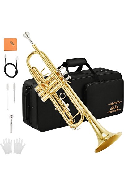 Eastar ETR-380 Standard Si Bemol Trompet (Golden)