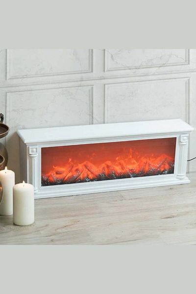 Generic ديكور مصباح LED مضيئة على شكل مدفأة 63×22 سم