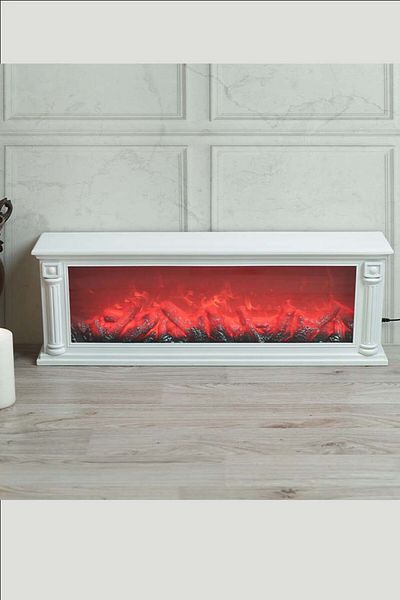 Generic ديكور مصباح LED مضيئة على شكل مدفأة 63×22 سم