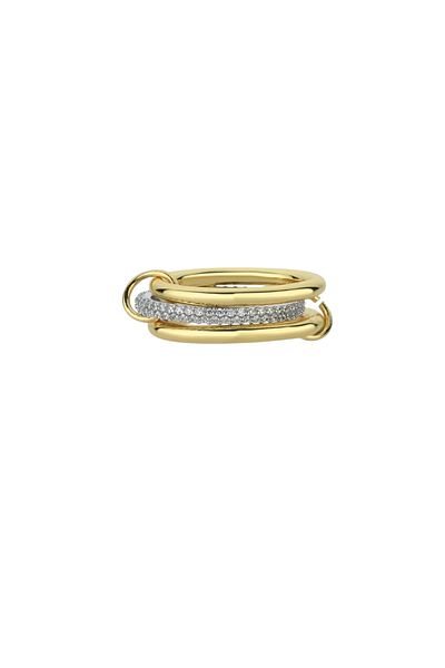 Finery by Nerrs Ring Multi Ring Two Color 3 Pcs (Compatible Size S-M) Unnumbered