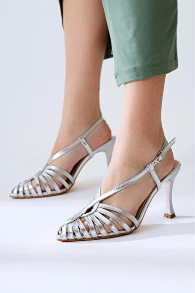 Papuçcity Mnrs 03127 حذاء نسائي بكعب 9 سم فستان سهرة