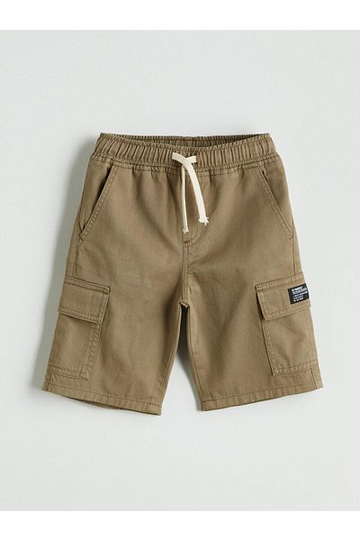 LC Waikiki Boys' Cargo Shorts with Elastic Waist