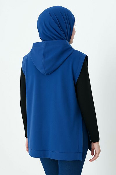 mirach Ανοιχτό πλαϊνό φούτερ Oversize Oversize Μοντέλο Σχέδιο με μηδενικό μανίκι