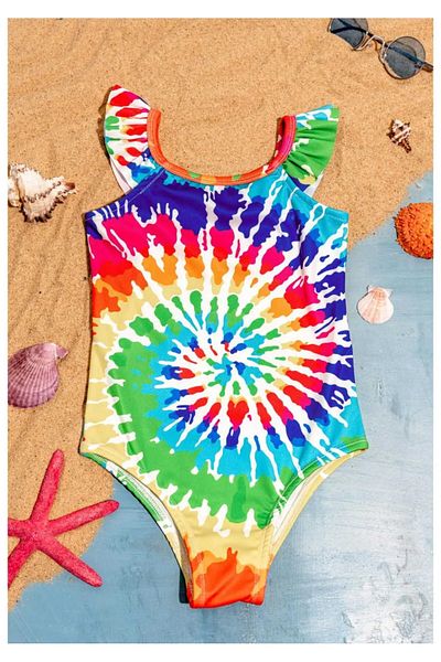 Bilge Trend Costum de baie imprimat digital pentru mare și piscină pentru fete